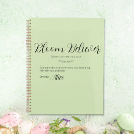 Planificador Personalizado Bloom Believer Lima Cre
