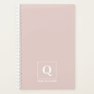 Planificador Personalizado Blush Rose 2026