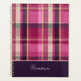 Planificador personalizado con estilo de patrón de