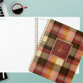 Planificador personalizado con estilo de patrón de