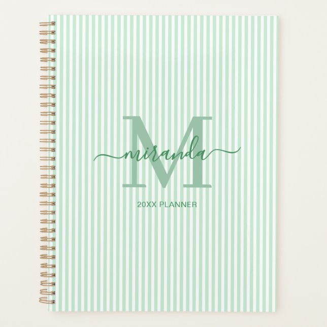 Planificador Personalizado con Monograma de Raya V (Anverso)