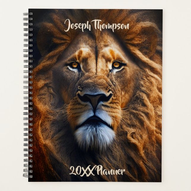 Planificador Personalizado con Texto León de Judá (Anverso)