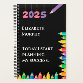 Planificador personalizado de 2025 años