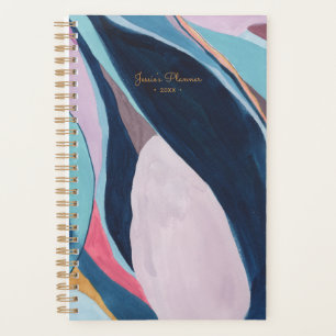 Planificador Personalizado de Arte Abstracto Moder