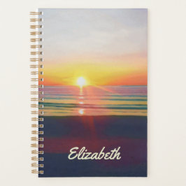 Planificador personalizado de Beach Sunrise