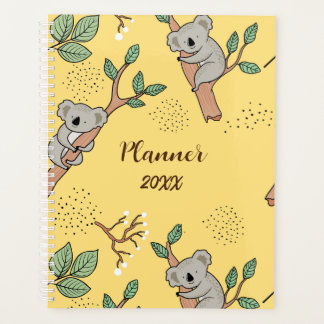 Planificador personalizado de Cute Koala Bear