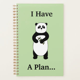 Planificador personalizado de Cute Panda