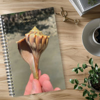 Planificador personalizado de fotografía de concha