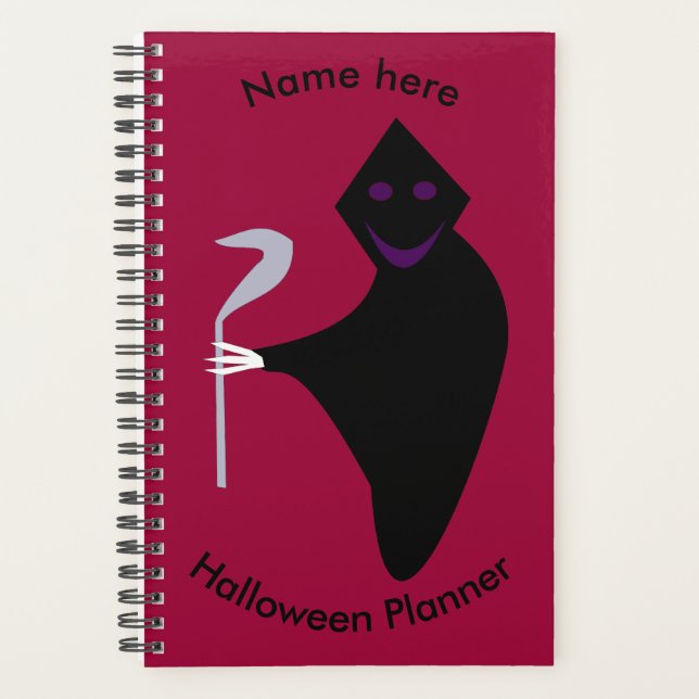 Planificador personalizado de Halloween de la Parc (Anverso)