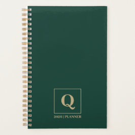 Planificador Personalizado Deep Emerald