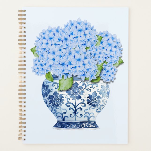 Planificador personalizado Florero Chinoiserie Flo (Anverso)