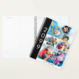 Planificador personalizado simple de 4 Collages de