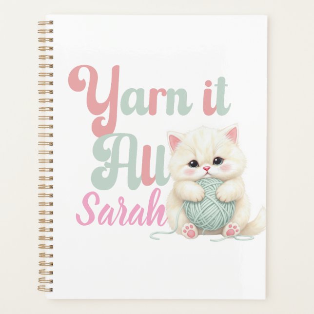 Planificador Personalizado Yarn it All (Anverso)