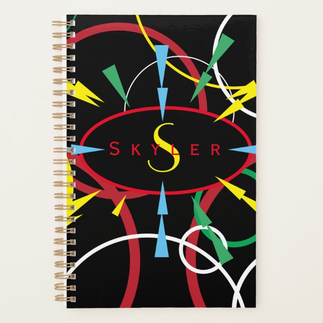 Planificador retro de los años 1980 (Anverso)