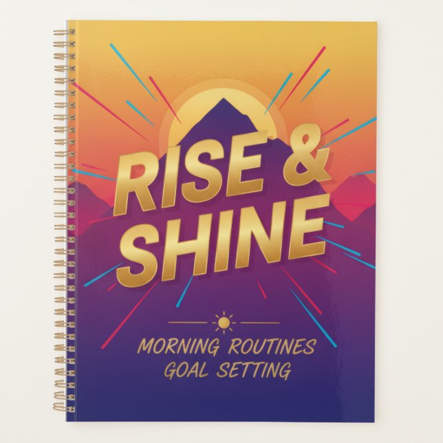 Planificador Rise & Shine (Anverso)