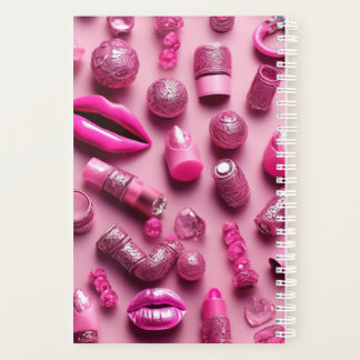 Planificador rosa de moda