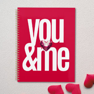 Planificador rosa personalizado Cherry You & Me