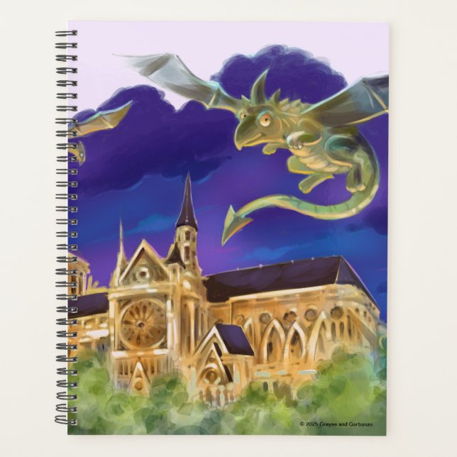 Planificador Semanal Gargoyle Notre Dame - París (Anverso)
