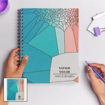 Planificador Semanal Geométrico Personalizado | Mo