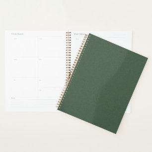 Planificador Texturizado Verde 21.59 x 27.94 cm pa