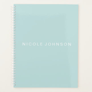 Planificador verde azulado/semanal/mensual