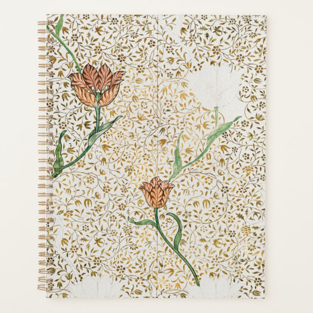 PLANIFICADOR : WILLIAM MORRIS : DIBUJO DE GARDEN T (Anverso)