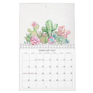 Planificador y Calendario de Cactus para el Aula d