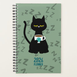 Planificador YAAAWN Gato Soñoliento 2026