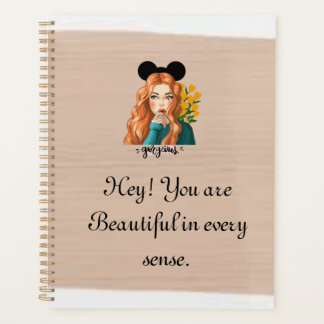 Planificadores con citas motivacionales.