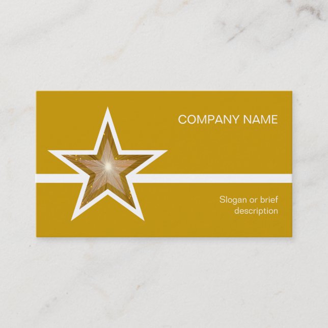 planilla de tarjeta de visita de línea blanca Gold (Anverso)