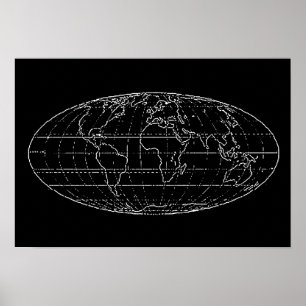 planisfería decoración de pared de mapas del mundo