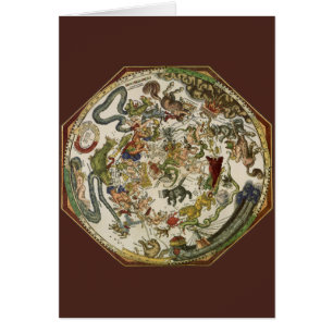 Planisferio Celeste Antiguo por Peter Apian