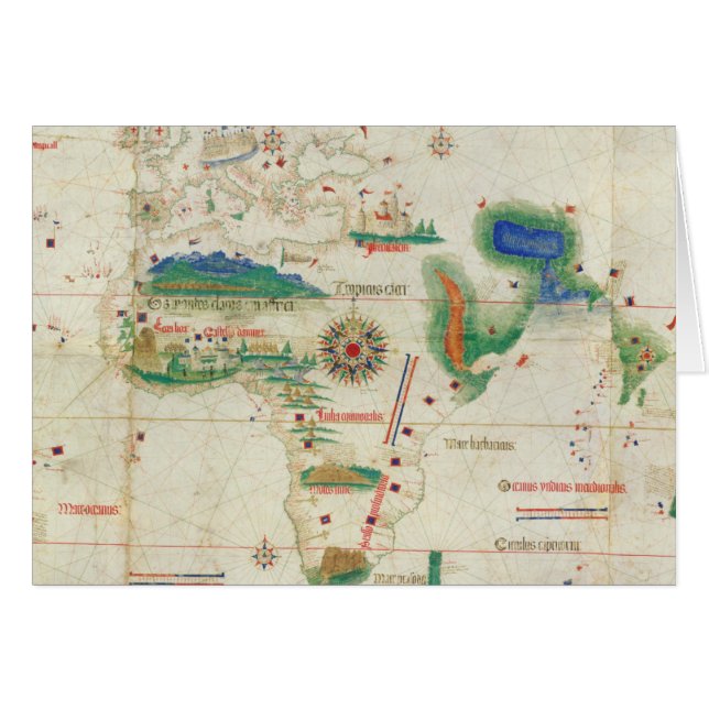 Planisferio el | 1502 de Cantino (Anverso (Horizontal))