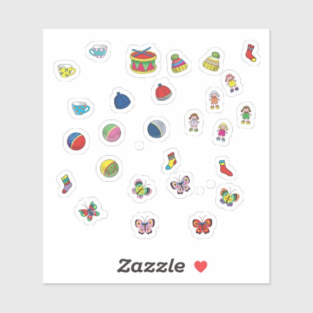Planner pegatinas juguetes para niños (Hoja)