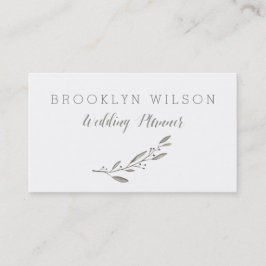 Plano de boda personalizado Tarjetas de visita Flo