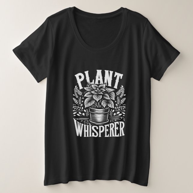 Plant Whisperer T-Shirt (Anverso del diseño)