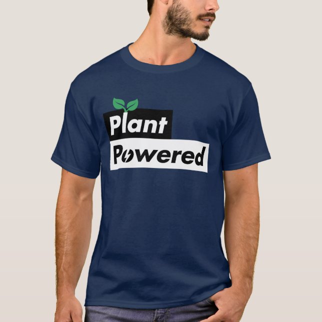 Planta accionada - la camiseta de los hombres (Anverso)