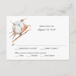 Planta de algodón acuático | RSVP de boda