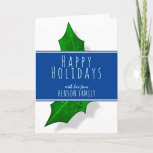 Planta de bayas de acebo Familia Azul Navidad Feli