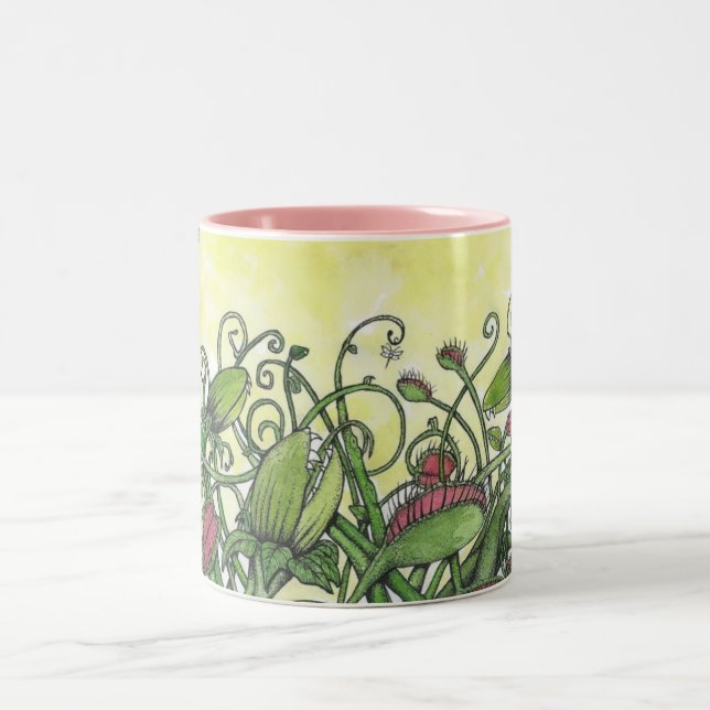 Planta de Carnivourous - taza (Centro)