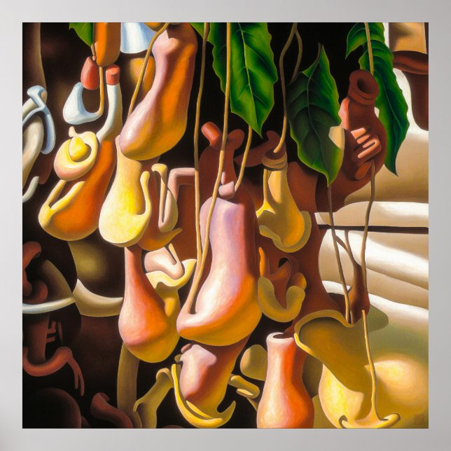 Planta de cocina - Imprimir arte de lienzo (Frente)