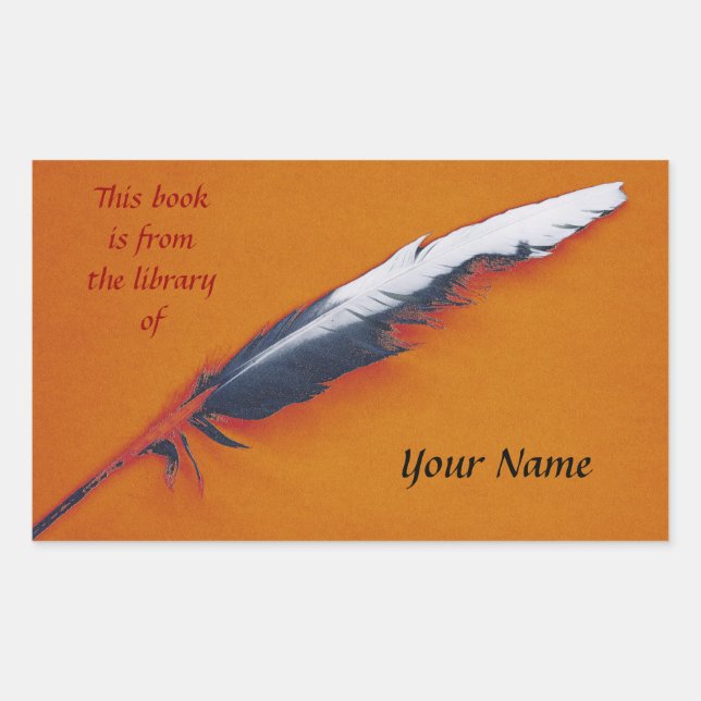 Planta de pegatina de la biblioteca de quill de es (Anverso)