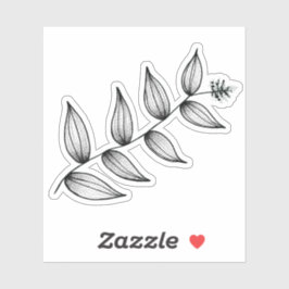 Planta Leafy | Botánico | Plume Pegatina de Salomó