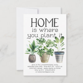 Planta Potable | Invitación a una fiesta para el c