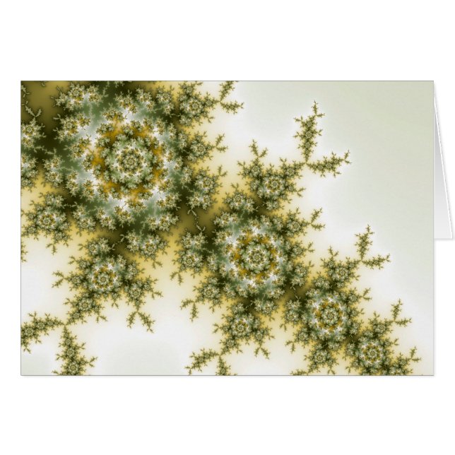 Planta silvestre - Arte fractal Mandelbrot (Anverso (Horizontal))