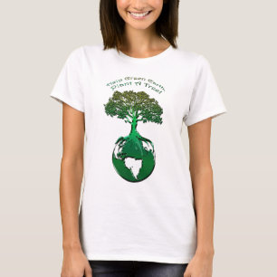 PLANTA UN ÁRBOL Ecología Arte Camisa del Día de la
