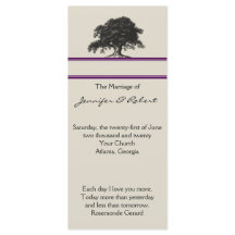 Plantación de robles en el programa de matrimonio 