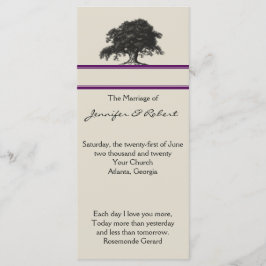 Plantación de robles en el programa de matrimonio 