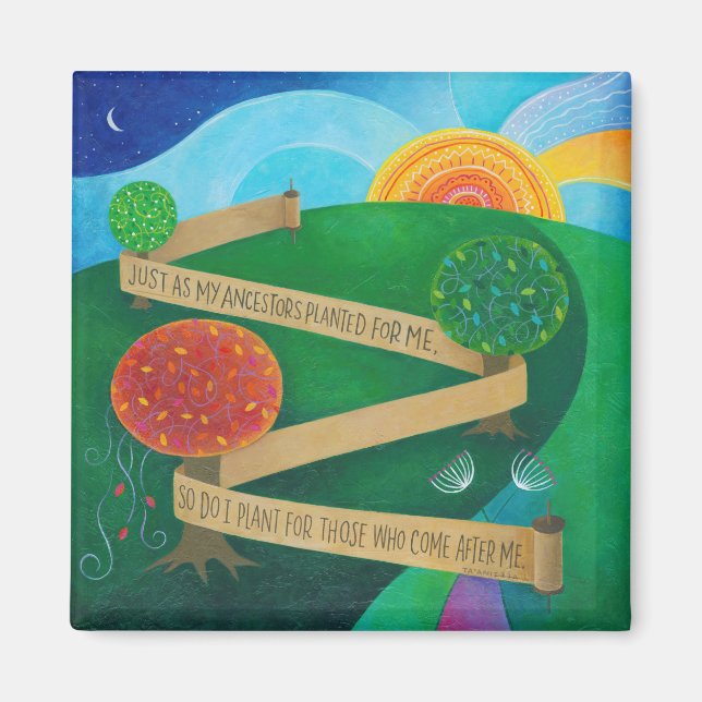 Plantando el imán Torah (Frente)