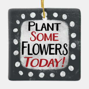 Plantar Algunas Flores Hoy Ornamento